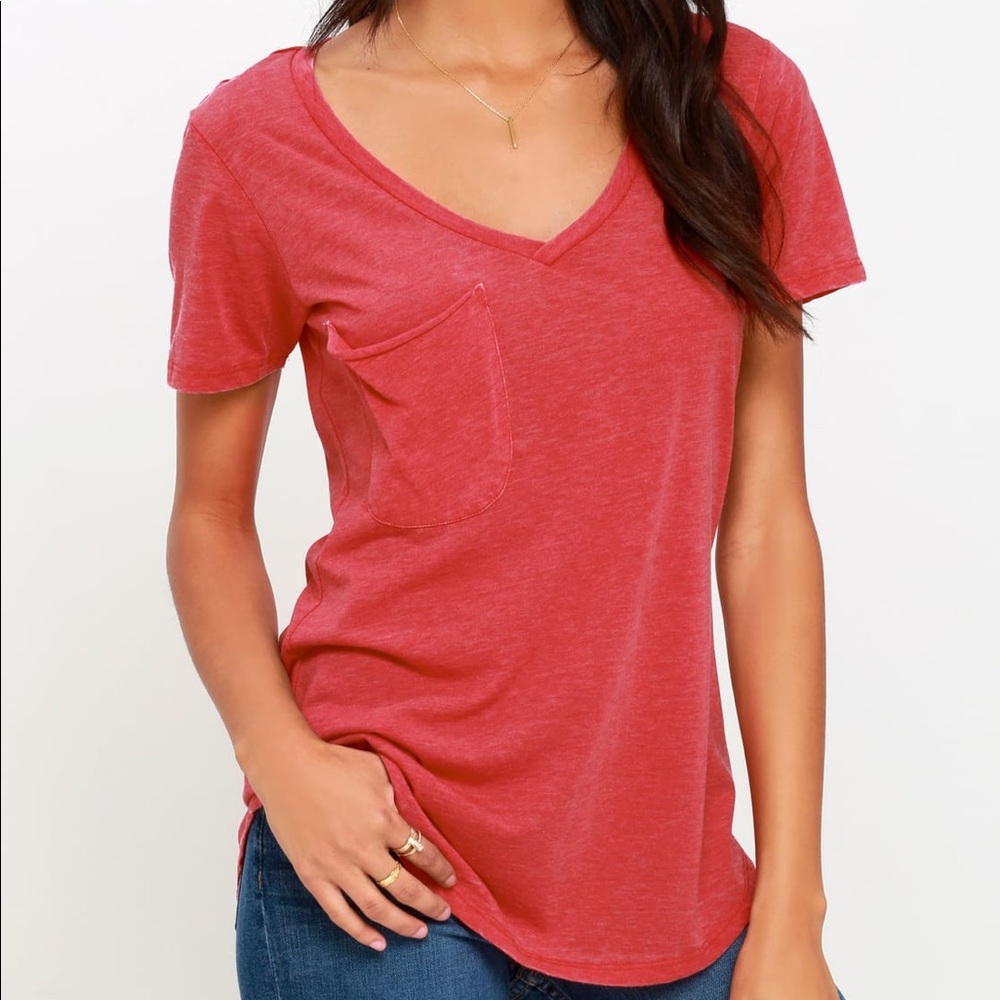 Z Supply washed red tee